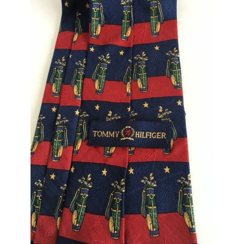 Tommy Hilfiger Men's Neck‎ Tie 100% Italian Silk 